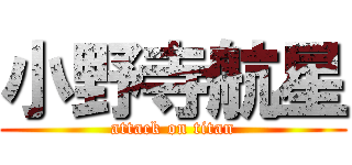 小野寺航星 (attack on titan)