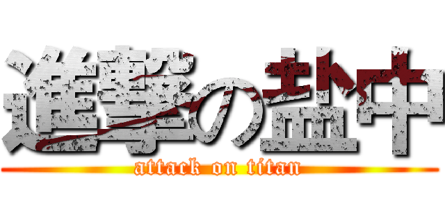 進撃の盐中 (attack on titan)