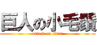 巨人の小毛鬚 (attack on titan)