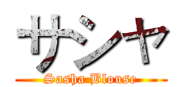 サシャ (Sasha Blouse)