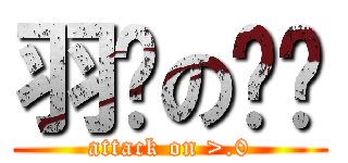 羽姊の揪瞇 (attack on >.0)