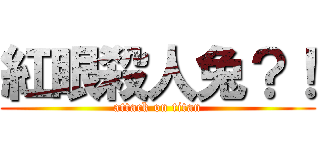 紅眼殺人兔？！ (attack on titan)