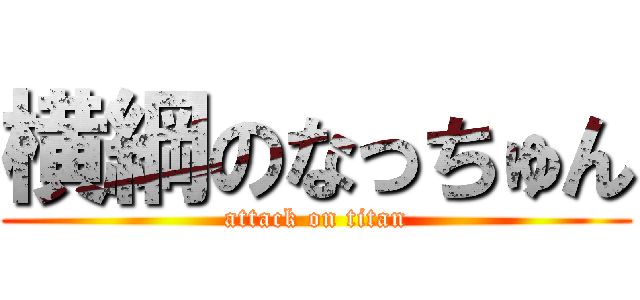 横綱のなっちゅん (attack on titan)