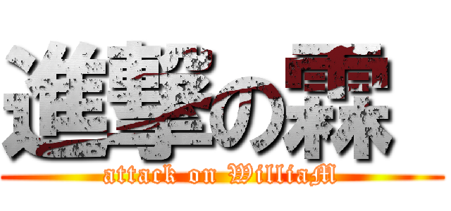 進撃の霖  (attack on WilliaM)
