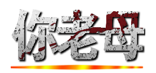 你老母 ()