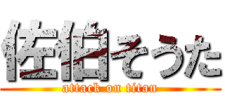 佐伯そうた (attack on titan)