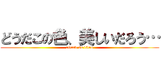 どうだこの色、美しいだろう… (attack on titan)