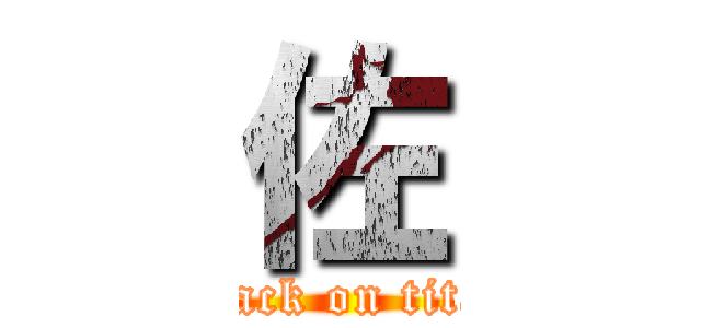 佐 (attack on titan)