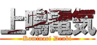 上鳴電気 (Kaminari Denki)