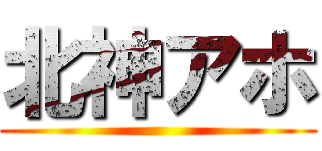 北神アホ ()