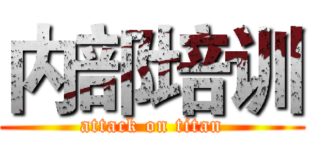 内部培训 (attack on titan)