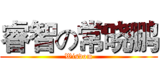 睿智の常晓鹏 (Wisdom)