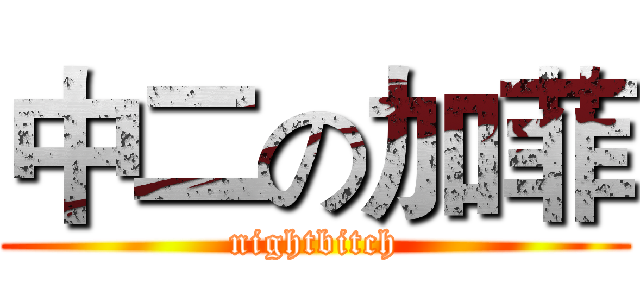 中二の加菲 (nightbitch)