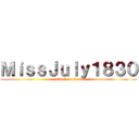 ＭｉｓｓＪｕｌｙ１８３０ (attack on titan)
