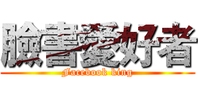 臉書愛好者 (Facebook king)