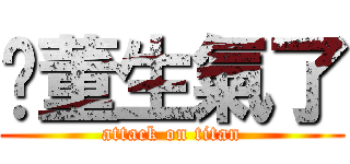 鄞董生氣了 (attack on titan)