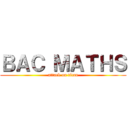 ＢＡＣ ＭＡＴＨＳ (attack on titan)