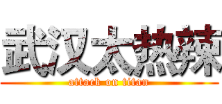武汉太热辣 (attack on titan)