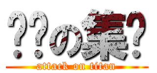 傻佬の集团 (attack on titan)