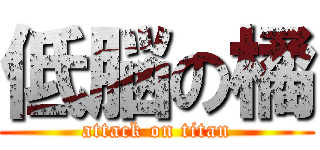 低脳の橘 (attack on titan)