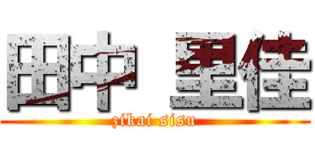 田中 里佳 (zikai sisu)