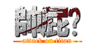 帥屁喔 (attack on titan)