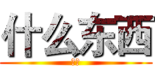 什么东西 (啊啊)