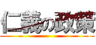 仁義の政策 ()