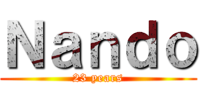 Ｎａｎｄｏ (23 years)