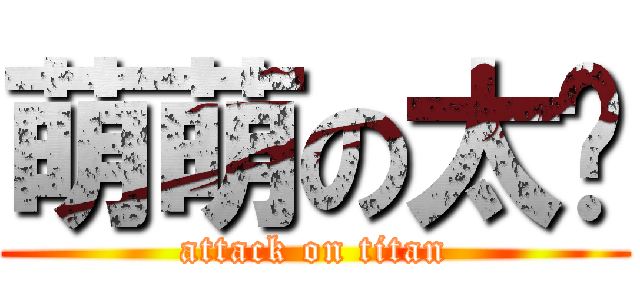 萌萌の太嘎 (attack on titan)