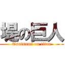 堤の巨人 (Tsutsumi on titan)