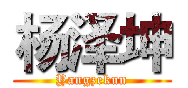 杨泽坤 (Yangzekun)