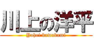 川上の洋平 (Yohei kawakami)