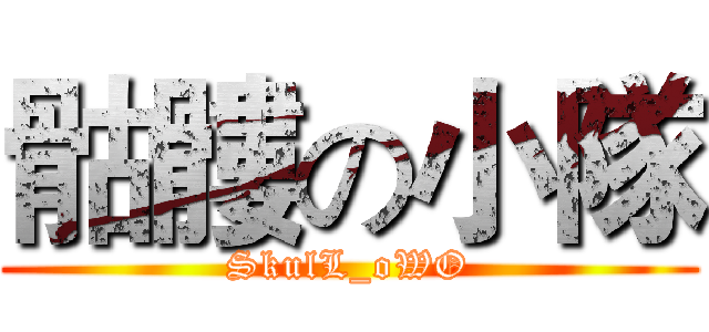 骷髏の小隊 (SkulL_oWO)