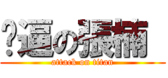 傻逼の張楠  (attack on titan)