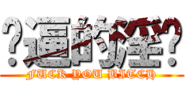 傻逼的淫圣 (FUCK YOU BITCH)