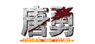 唐勇 (attack on titan)
