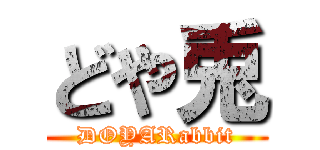 どや兎 (DOYARabbit)