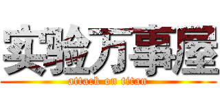 实验万事屋 (attack on titan)