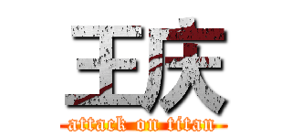 王庆 (attack on titan)