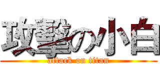 攻擊の小白 (attack on titan)