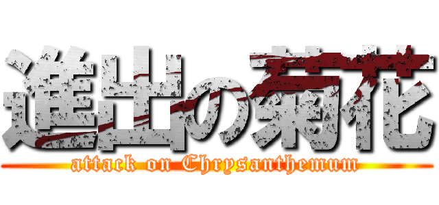 進出の菊花 (attack on Chrysanthemum)