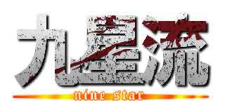 九星流 (nine star)