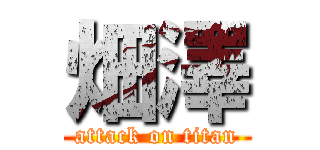 畑澤 (attack on titan)