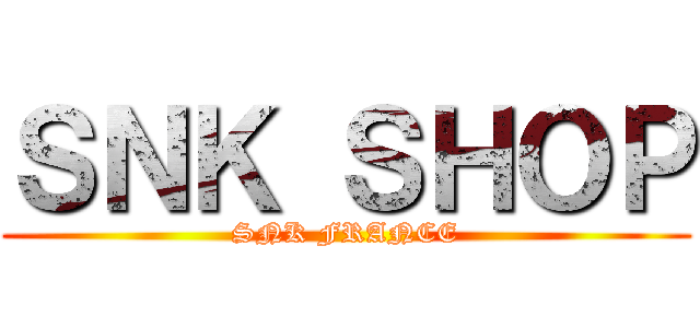 ＳＮＫ ＳＨＯＰ (SNK FRANCE)