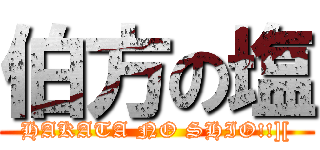 伯方の塩 (HAKATA NO SHIO!!][)