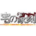 宅の篆刻 (This is not a chop shop)