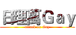 日理萬Ｇａｙ (attack on Gay)