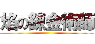 焰の錬金術師 ()