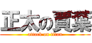 正太の賈葉 (attack on titan)